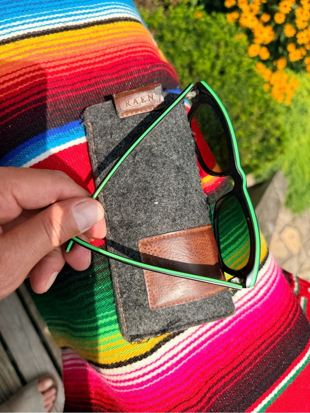 RAEN Optics x Captain Fin LENOX Sunglasses 2014 Vintage Collab clean !